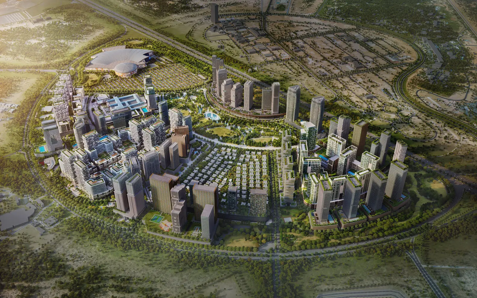 City of Arabia Aerial View